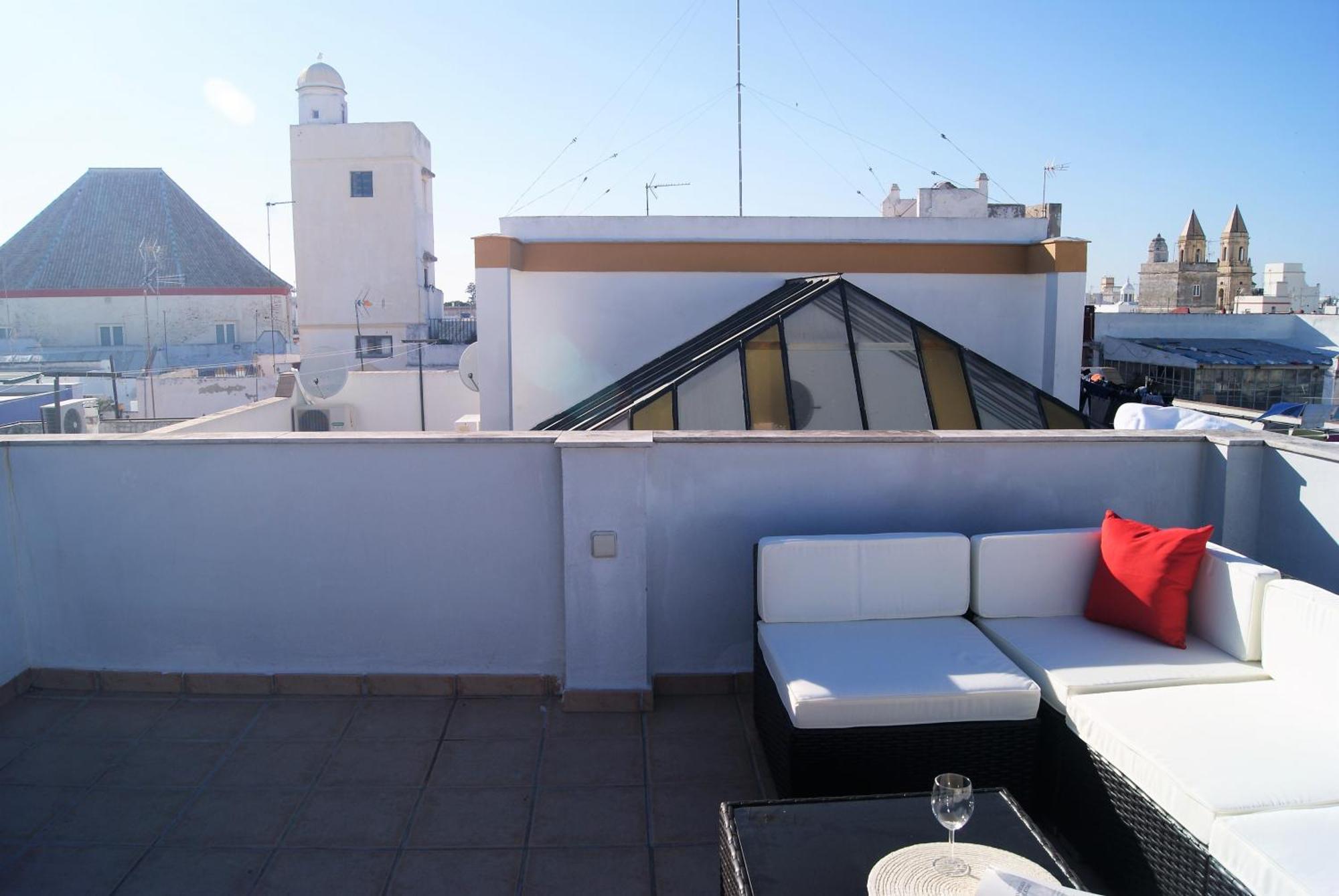 Apartamento Ático Tavira two private terraces with great views Cádiz Exterior foto